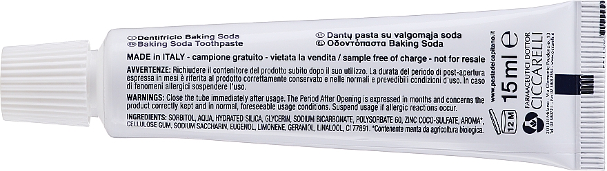 GESCHENK! Zahnpasta 15 ml 1 St. - Pasta Del Capitano — Bild N6