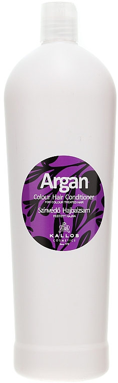 Haarspülung für coloriertes Haar - Kallos Cosmetics Argan Colour Condition — Bild N1