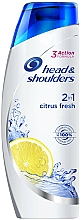 Düfte, Parfümerie und Kosmetik Anti-Schuppen Shampoo mit frischen Zitrusfrüchten - Head & Shoulders Citrus Fresh 2in1