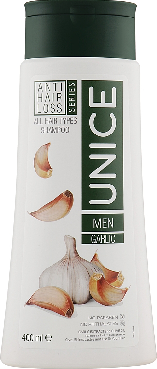 Herrenshampoo gegen Haarausfall mit Knoblauchextrakt - Unice Anti Hair Loss Shampoo — Bild N1