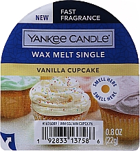 Düfte, Parfümerie und Kosmetik Duftwachs Vanilla Cupcake - Yankee Candle Vanilla Cupcake Wax Melt