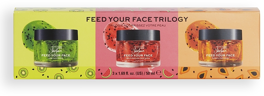 Gesichtspflegeset - Makeup Revolution Skincare X Jake Jamie Fruity Mask Trio — Bild N1