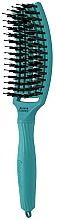 Haarbürste gebogen - Olivia Garden Fingerbrush Tropical Ocean — Bild N2