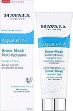 Multi-Feuchtigkeitsmaske - Mavala Aqua Plus Multi-Moisturizing Snow Mask — Bild N2