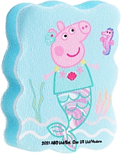 Badeschwamm für Kinder Peppa Pig und Peppa Meerjungfrau blau - Suavipiel Peppa Pig Bath Sponge — Bild N1