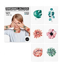 Düfte, Parfümerie und Kosmetik Temporäre Tätowierungen - TATTon.me Flower Set