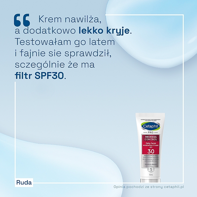 Feuchtigkeitsspendende Tagescreme für das Gesicht gegen Rötungen SPF 30 - Cetaphil Pro Redness Control Daily Facial Moisturizer Cream — Bild N6