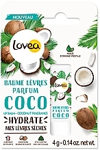 Düfte, Parfümerie und Kosmetik Lippenbalsam Kokosnuss - Lovea Lip Balm Coconut Fragrance
