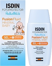 Sonnenschutzfluid für Kinder - Isdin Fotoprotector Pediatrics Fusion Fluid Mineral Baby SPF50+ — Bild N2
