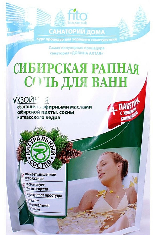 Sibirische Badesalze mit Wacholder - Fito Kosmetik