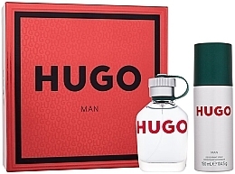 Düfte, Parfümerie und Kosmetik HUGO Man  - Duftset (Eau de Toilette 75ml + Deospray 150ml) 