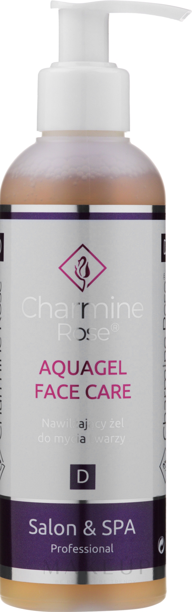 Feuchtigkeitsspendendes Gesichtsreinigungsgel - Charmine Rose Aquagel Face Care — Bild 200 ml