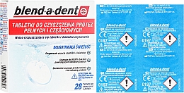 Düfte, Parfümerie und Kosmetik Prothesenreinigungstabletten - Blend-A-Dent