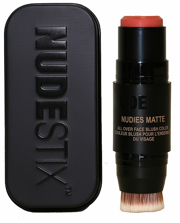 Rouge- und Gesichtsbronzer in Stickform - Nudestix Nudies Matte Blush & Bronze — Bild N1