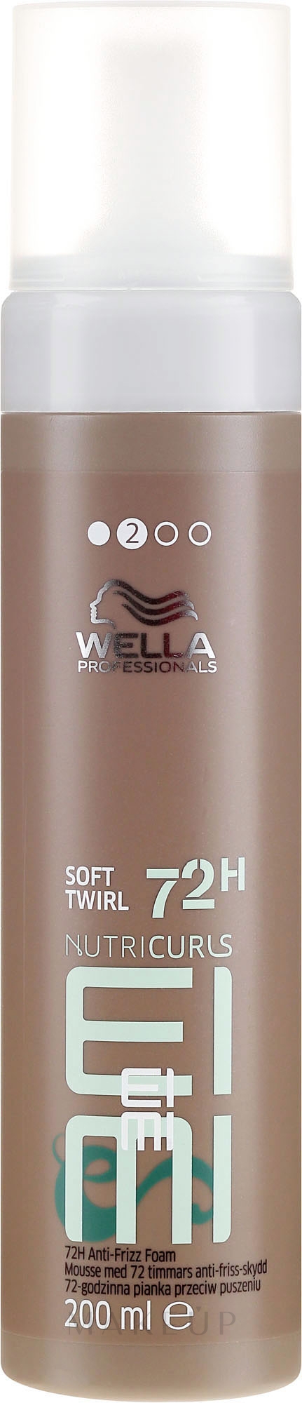 Modellierende Anti-Frizz Haarmousse für lockiges Haar - Wella Professionals Eimi Nutricurls Soft Twirl — Bild 200 ml