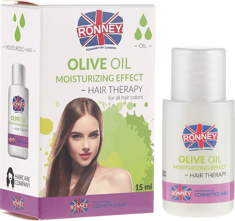 Olivenöl für trockenes Haar - Ronney Professional Olive Oil Moisturizing Hair Therapy  — Bild N1