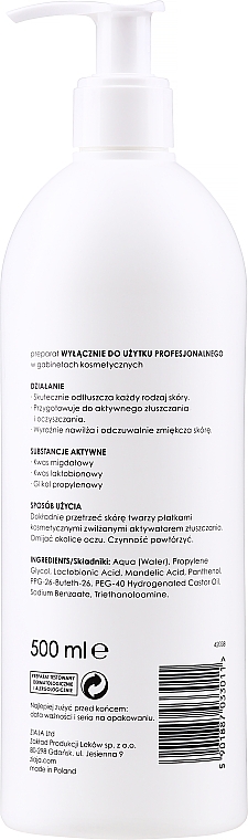 Erfrischendes und aufhellendes Anti-Falten Gesichtspeeling - Ziaja Pro Exfoliating Agent — Bild N2