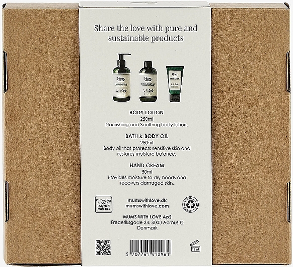 Körperpflegeset - Mums With Love Body & Hand Gift Box (Körperlotion 250ml + Handcreme 50ml + Körperöl 250ml) — Bild N2