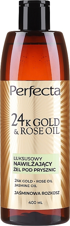 Feuchtigkeitsspendendes Duschgel - Perfecta 24k Gold & Rose Oil Shower Gel  — Bild N1