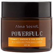 Düfte, Parfümerie und Kosmetik Anti-Aging-Creme für alternde Haut mit Vitamin C und Chia - Alma Secret Powerful C