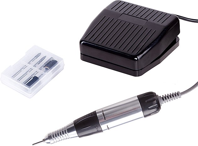 Elektrischer Nagelfräser für Maniküre und Pediküre JD 500 silbern - NeoNail Professional JSDA Nail Drill JD 500 Silver 35W — Bild N4