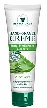 Düfte, Parfümerie und Kosmetik Hand- und Nagelcreme mit Aloe Vera - Herbamedicus Hand and Nail Cream Aloe Vera