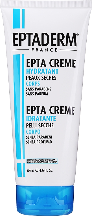 Feuchtigkeitsspendende Körpercreme für trockene Haut - Eptaderm Epta Creme Body Mosturizing Cream — Bild N1