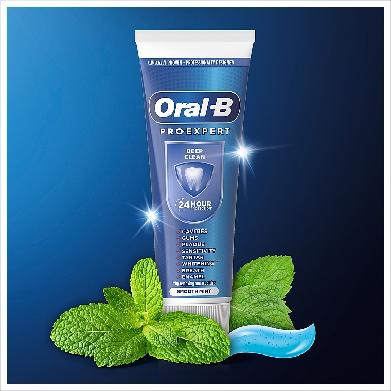 Tiefenreinigende Zahnpasta - Oral-B Pro-Expert Deep Cleaning Toothpaste Smooth Mint  — Bild N5