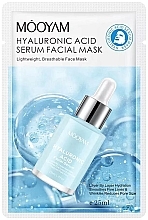 Düfte, Parfümerie und Kosmetik Feuchtigkeitsspendende Gesichtsmaske mit Hyaluronsäure - Mooyam Hyaluronic Acid Serum Facial Mask