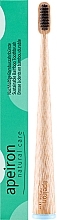 Zahnbürste aus Bambus blau - Apeiron — Bild N2