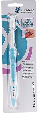 Zahnbürste - Miradent Carebrush Supersoft Toothbrush — Bild N1