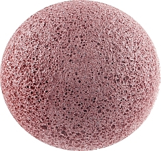 Konjak-Gesichtsschwamm mit rotem Ton Premium - The Konjac Sponge Co French Red Clay Face Puff — Bild N1