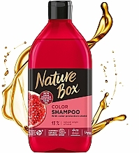 Kräftigendes Shampoo mit Granatapfel-Öl für langanhaltender Farbschutz - Nature Box Pomegranate Oil Shampoo — Bild N2