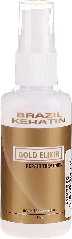 Elixier für geschädigtes Haar mit Keratin - Brazil Keratin Gold Elixir Repair Treatment — Bild N1