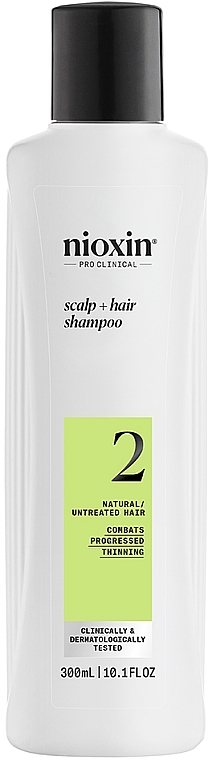 Shampoo für Kopfhaut und natürliches Haar - Nioxin Pro Clinical System 2 Scalp + Hair Thickening Shampoo  — Bild N2