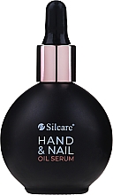 Düfte, Parfümerie und Kosmetik Pflegendes Hand- und Nagelöl-Serum - Silcare Hand & Nail Oil Serum