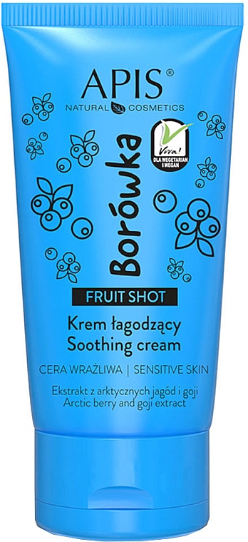 Beruhigende Gesichtscreme mit Beerenduft - Apis Professional Fruit Shot Soothing Cream — Bild N1