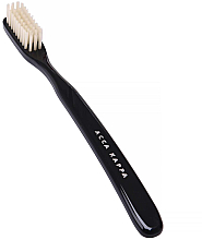 Düfte, Parfümerie und Kosmetik Zahnbürste - Acca Kappa Vintage Collection Medium Pure Bristle Toothbrush Black