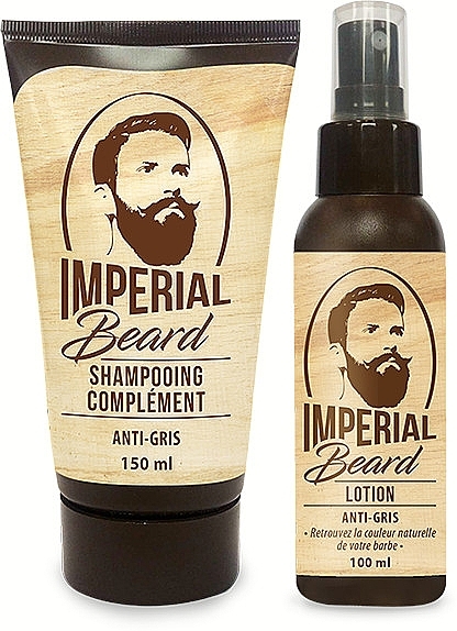 Bartpflegeset - Imperial Beard Anti-Grey Beard Kit (Bartshampoo 150ml + Bartspray 100ml) — Bild N1