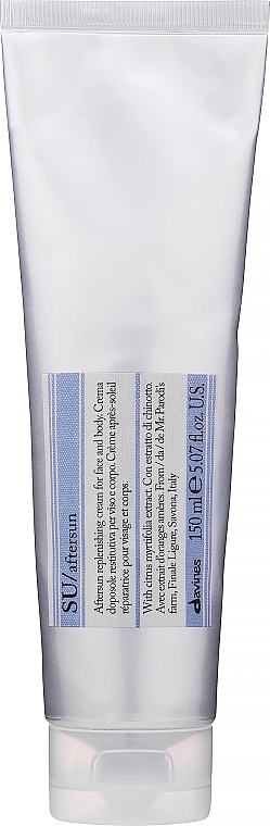 Feuchtigkeitsspendende Creme für Gesicht und Körper nach dem Sonnenbad - Davines SU Replenishing Face and Body Aftersun Cream — Bild N1