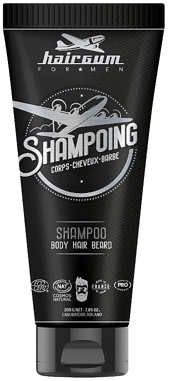 Shampoo für Haare, Bart und Körper - Hairgum For Men Hair, Beard & Body Shampoo  — Bild N2