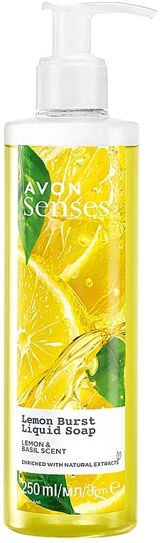 Flüssige Handseife Zitronenexplosion - Avon Senses Lemon Burst Liquid Soap  — Bild N1