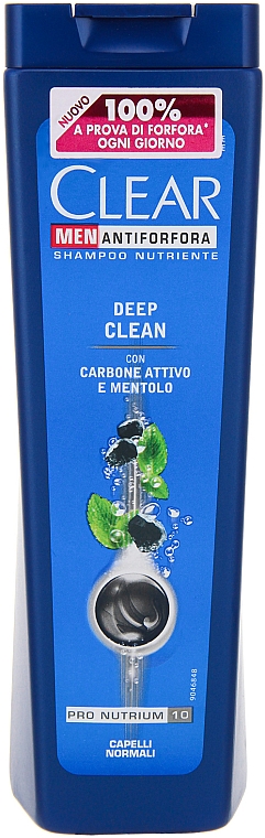 Reinigendes 2in1 Anti-Schuppen Shampoo mit Aktivkohle und Minze - Clear Men Vita Abe — Bild N2