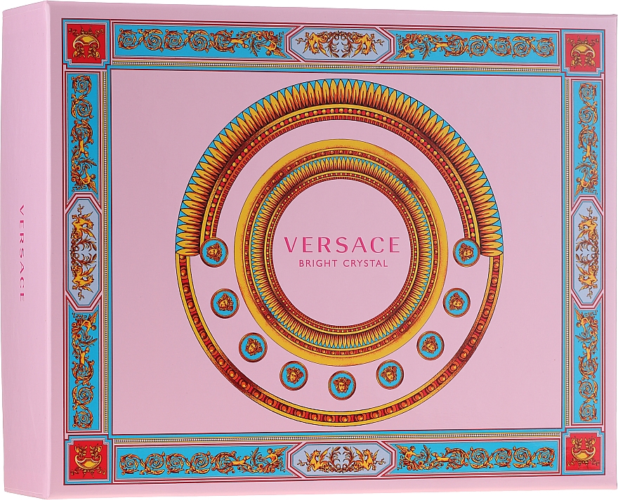 Versace Bright Crystal - Duftset (Eau de Toilette 50ml + Körperlotion 50ml + Duschgel 50ml)