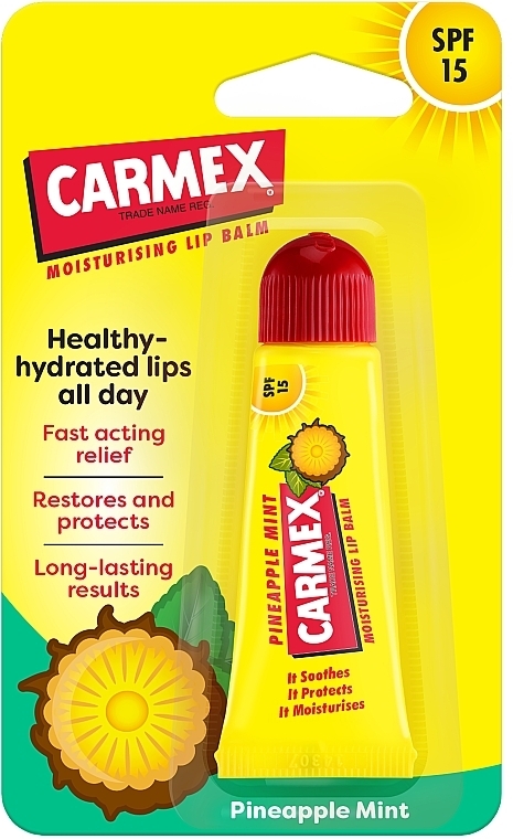 Lippenbalsam mit Ananas- und Pfefferminzgeschmack SPF 15 - Carmex Lip Balm — Foto N2