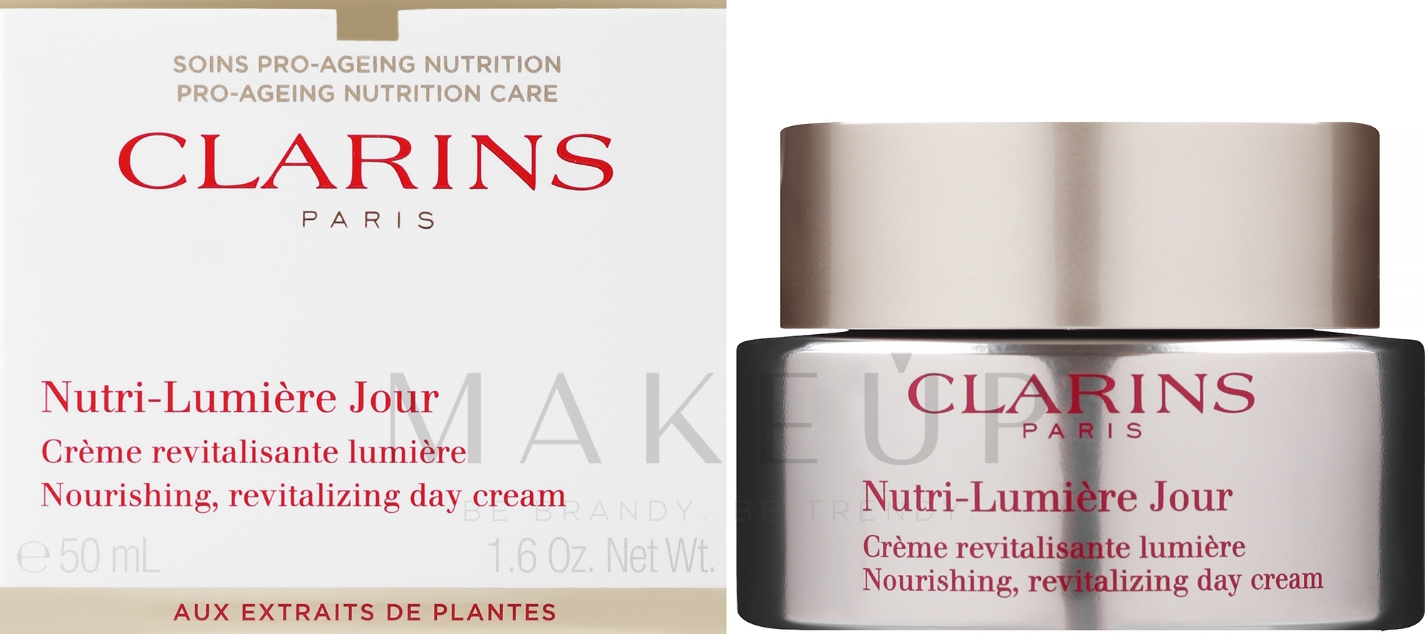 Pflegende und revitalisierende Tagescreme - Clarins Nutri-Lumiere Day Cream — Bild 50 ml