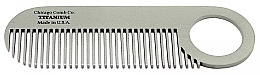 Düfte, Parfümerie und Kosmetik Haarkamm Modell №2 Titan - Chicago Comb Co Model No.2 Titanium