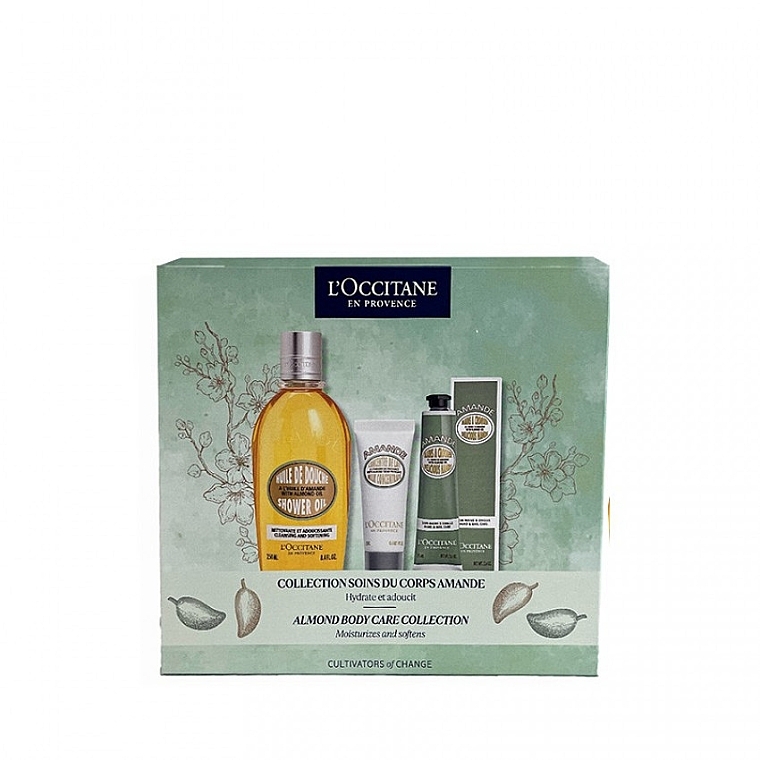 Set - L'Occitane Almond (sh/oil/250ml + h/cr/75ml + b/milk/20ml) — Bild N1