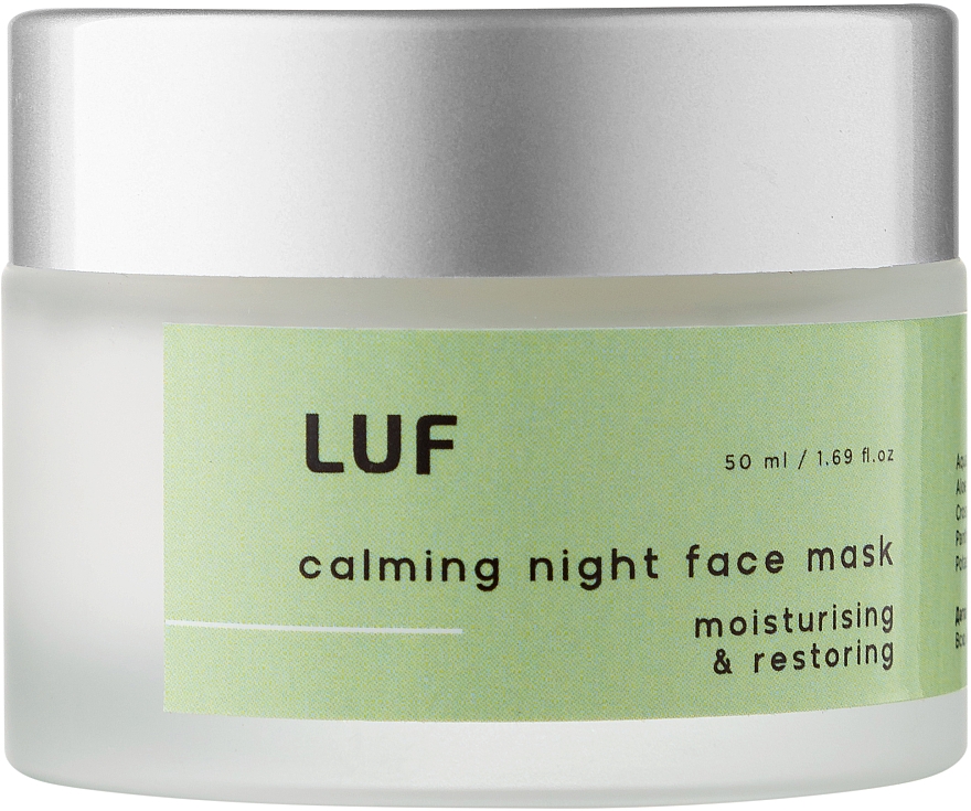 Beruhigende Nachtmaske für das Gesicht mit Ceramiden und Präbiotika - Luff Calming Night Face Mask — Bild N1
