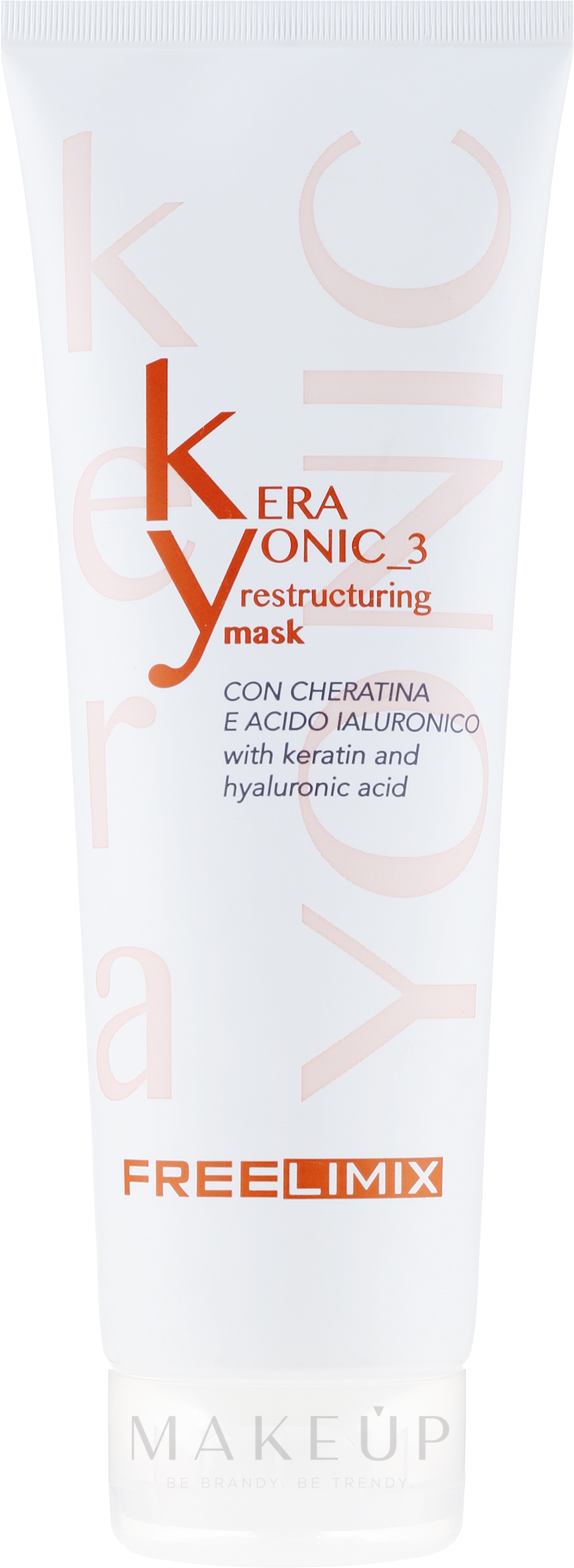 Restrukturierende Haarmaske mit Keratin und Hyaluronsäure - Freelimix Restructuring Mask — Bild 250 ml